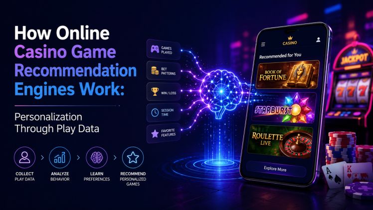 How Online Casino Game Recommendation Engines Work: Personalization Through Play Data