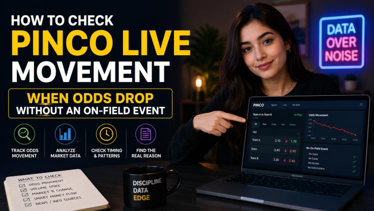 How to Check Pinco Live Movement When Odds Drop Without an On-Field Event